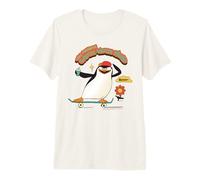 Grand Pingouin de Madagascar Attrape Beaucoup de Vent T-Shirt Haut de Gamme