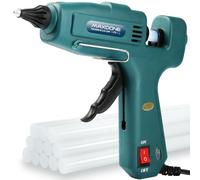 Grand Pistolet à Colle Chaude, 100W Power Ensemble de Pistolet à Colle Chaude, Pistolet a Colle avec 12 Pièces Bâtons de Colle 11mm, pour Réparation, Art et DIY