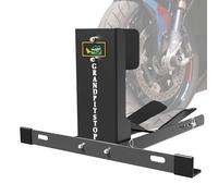 GRAND PITSTOP Cale de roue universelle pour moto Crusier, Sports et Dirt Bikes, très résistante capacité de charge de 907,2 kg, support de moto pour remorque, entièrement réglable, amovible et pliable