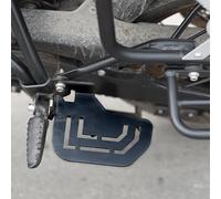 GRAND PITSTOP Motorcycle Pillion footrest pair Compatible with Royal Enfield Himalayan 450 (Black)