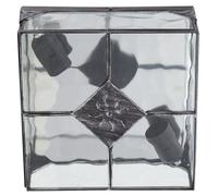 Grand Plafonnier Estepa Argent 2xe27 (25x25x11cm)