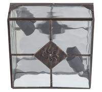 Grand Plafonnier Estepa Cuivre 2xe27 (25x25x11cm)