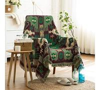 Grand Plaid Canapé Jeté Couvre, Morbuy Très Doux Dessus ou Protège Fauteuil Sofa et Lit Décoratif ou Pare-Poussière Protection Sofa Décoration Doux en Tissu (90x150cm,Tricot E)