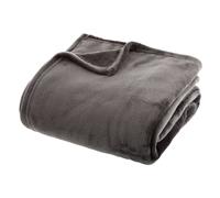 Grand plaid en flanelle uni - 180x130 cm