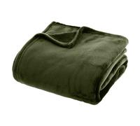 Grand plaid en flanelle uni - 230x180 -