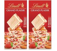 GRAND PLAISIR BLANC FRAISE AMANDE 150g - EXCLUSIVITE (Lot de 2)