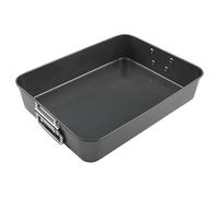 Grand plat à rôtir à dinde en acier inoxydable anti-adhésif pour la cuisine avec 40,6 cm et fabriqué à partir d'acier inoxydable offrant une durabilité Vous pouvez compter sur le site Web causé par