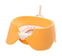 Grand Plateau antiadhésif, pour Animaux de Compagnie avec Bords Hauts et Couvercle Ouvert pour Petits Appartements, Utilisation en intérieur, Maison, Refuge et Tente pour Chatons