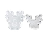 Grand plateau de Noël en résine époxy robuste en silicone souple accessoire adapté pour diverses créations artisanales Grand plateau à rouler