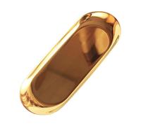 Grand plateau de rangement décoratif ovale pour les propriétaires avec un design élégant 1 paquet