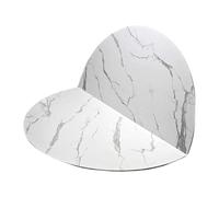 Grand Plateau de Table Rond Pliable en Bois Plateau Table Salle À Manger sans Pieds Belle Texture Tables de Banquet pour Les Dîners en Famille(150cm)