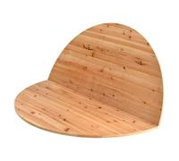Grand Plateau de Table Rond Pliable Planche de 2.2cm d'épaisseur Tables de Banquet sans Pieds Plateaux de Table Ronds Uniquement pour Restaurants Jardin(150cm)