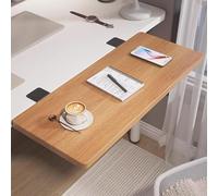 Grand plateau d'extension de bureau pliable à clipser - 61 x 22,9 cm - Tablette de clavier et support d'accoudoir pour table flottante - Solution peu encombrante
