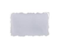 Grand plateau en silicone de 30 cm, plateau rond et carré, dessous de verre rond, moule en silicone, moule en résine époxy, plateau en silicone, plateau pour la fabrication de fruits et de thé