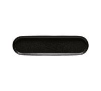 Grand plateau ovale Costa Nova Nótos (x6) Noir 35,4x9,6x2,6 cm