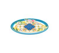 GRAND PLATEAU OVALE ''FLOWER&LEMON''