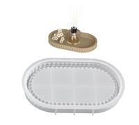 Grand plateau ovale multifonction en silicone pour ajouter de la chaleur, portable pour les réunions à la maison et les cafés. Silicone souple