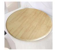 Grand plateau tournant en bois de 80 cm pour table de salle à manger, centre de table, décoration ronde multicolore essentielle pour le divertissement et le service