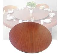 Grand Plateau Tournant Lazy Susan, 60cm/70cm/80cm Plat Rotatif Rond En Bois, Rond Plaque De Service Rotatif, 360° Plateau Rotatif D'affichage, Pour La Table À Manger ( Color : B , Size : 60cm-24in )