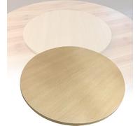Grand Plateau Tournant Lazy Susan, 60cm/70cm/80cm Plat Rotatif Rond En Bois, Rond Plaque De Service Rotatif, 360° Plateau Rotatif D'affichage, Pour La Table À Manger ( Color : C , Size : 70cm-28in )