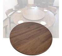 Grand Plateau Tournant Lazy Susan, 60cm/70cm/80cm Plat Rotatif Rond En Bois, Rond Plaque De Service Rotatif, 360° Plateau Rotatif D'affichage, Pour La Table À Manger ( Color : A , Size : 50cm-20in )