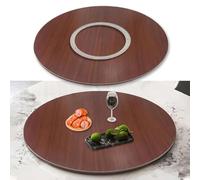 Grand Plateau Tournant Lazy Susan En Bois Rond 60 70 80 90 100cm