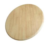 Grand Plateau Tournant Lazy Susan, Plat Rotatif Rond en Bois, Table Tournante 360° pour Table à Manger, Bande de Service pour Buffet, Dîner de Famille, Restaurant(Wood,70cm/27in)