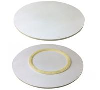 Grand Plateau tournant Lazy Susan, Plateau de Service Rond en Bois pour Table à Manger, Cuisine, pièce maîtresse, pour la Maison, Le café, l'hôtel,C,70cm/27.5in
