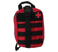 Grand Pochette EMT Médecine Tactique, Poche à Usage Médical Etanche Polyvalente pour Randonnées Pédestres, Camping, Sports de Plein Air(Rouge)