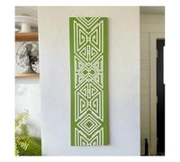 Grand pochoir mural géométrique tribal 60 cm x 30 cm, motif aztèque, motif symétrique, réutilisable, pour décoration murale, décoration d'intérieur, porte de meubles