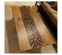 Grand pochoir mural géométrique tribal 71 cm x 35 cm, motif aztèque, motif symétrique, réutilisable, pour décoration murale, décoration d'intérieur, porte de meubles