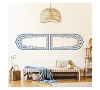 Grand pochoir vintage pour peinture sur meubles 50 cm x 68 cm réutilisable ovale médaillon pochoirs murs/artisanat style baroque pour peinture bricolage décoration