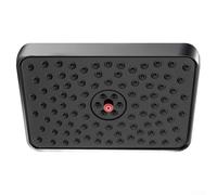 Grand pommeau de douche de plafond de 30 cm avec débit haute pression auto-nettoyant et large zone de couverture de couleur grise fabriqué en plastique ABS pour la rénovation moderne de la salle de
