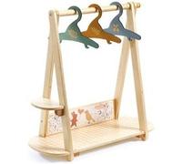 Grand portant en bois pour vêtements Pomea Djeco Multicolore G