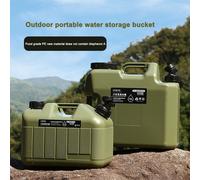 Grand Porte-Eau Portable 10l/18l, Réservoir Avec Robinet, Seau De Stockage D'Eau Pour Voiture, Camping En Plein Air, Randonnée, Pêche