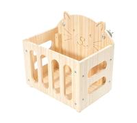 Grand porte-foin pour lapins Accessoires suspendus en cage pour hamster | Rack à foin en forme pour chinchilla pour intérieur extérieur, balcon, maison, appartement lapin et