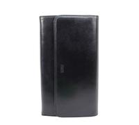 Grand porte monnaie en cuir réf FA325 noir (3 couleurs disponible)