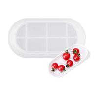 Grand porte-savon en silicone époxy, moule rond ovale pour bijoux, cendrier, outils d'artisanat, moules à bijoux pour mouler des liens