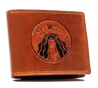 Grand portefeuille en cuir pour homme avec gaufrage du zodiaque - Peterson