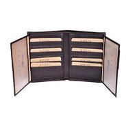 Grand Portefeuille Porte Carte sans Monnaie Katana Unisexe réf 553016 (3 coul.disp) (Choco)