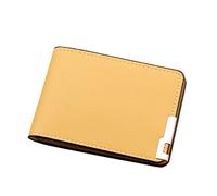 Grand portefeuille pour femme - Avec fentes pour cartes de téléphone portable - Pour permis de conduire - Pour homme et femme, jaune, Taille unique