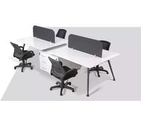 Grand poste de travail Table de bureau Bureaux Aménagement de bureau moderne Style