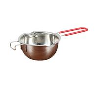 Grand pot à ébullition à double bec verseur pour cuisine extérieure et maison