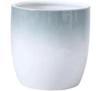 Grand pot de fleurs décoratif en céramique avec trous de drainage pour l'intérieur et l'extérieur Design pas à pas Parfait pour la maison et le jardin