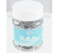 Grand Pot Paillettes150 Gr Argent Salière
