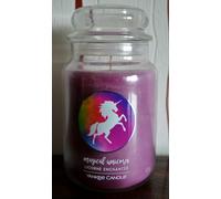 Grand pot Yankee Candle, licorne magique, 623 g, rare