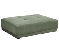 Grand Pouf de Salon Moderne Ottoman en Tissu Vert Torpo
