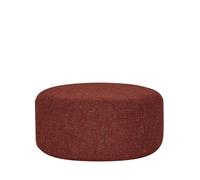 Grand Pouf Marshmellow de Hübsch , Rouge