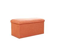 Grand pouf ottoman, repose-pieds polyvalent avec rangement, pour salle de bain, maquillage, couvercle amovible pour un accès facile, idéal pour l'entrée et la salle à manger 76,2 x 38,1 x 38,1 cm
