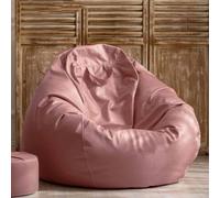 Grand pouf poire de 1 m avec housse en cuir synthétique respectueux de l'environnement non rembourré pour extérieur, salon, chambre à coucher, salle de jeux, jardin (options de couleur)